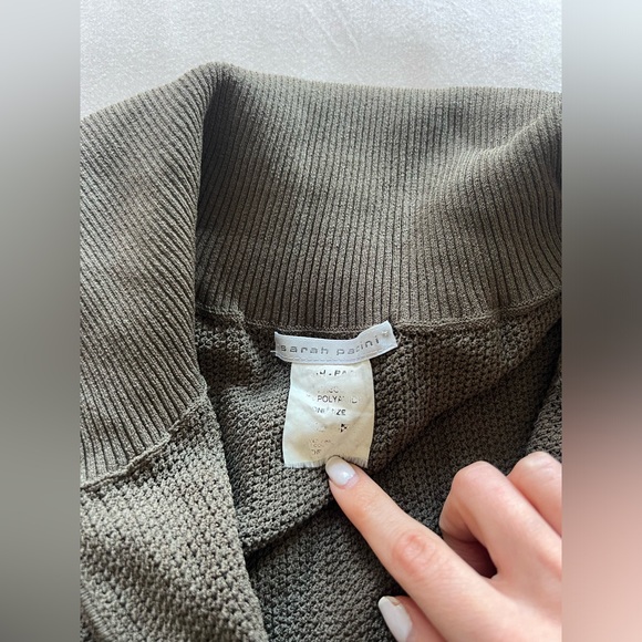 Sarah Pacini Olive Green Cardigan - Picture 8 of 8